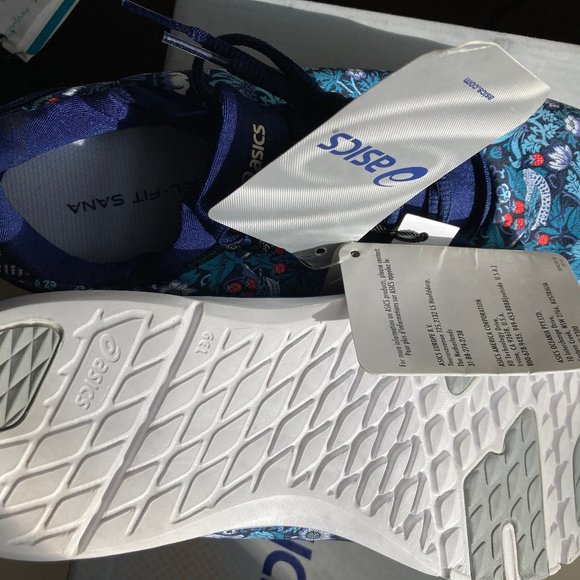 ASICS (rare) GEL FIT SANA SE blue, slip on sneakers size 7 - Picture 5 of 9